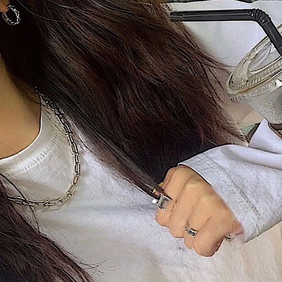 Sterling Silver U Link Necklace Bracelet Earrings Ring Matching Set - Picture 7 of 15